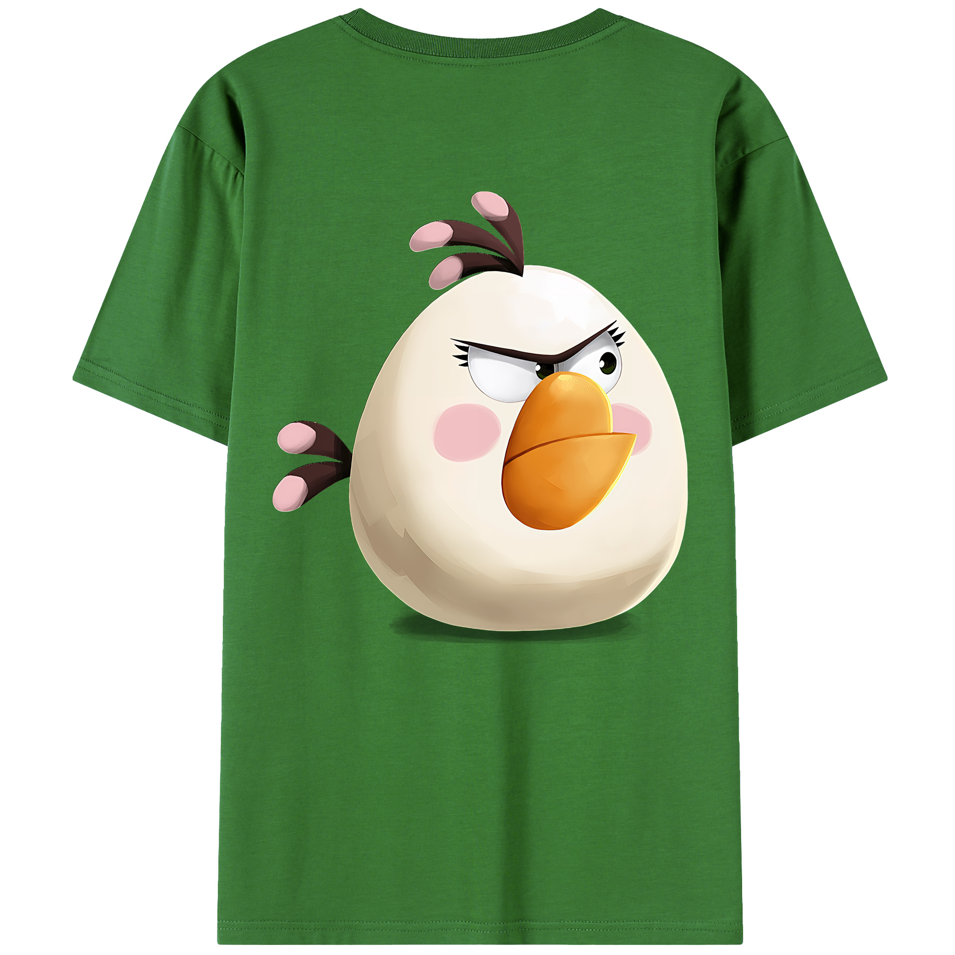 （画像用） Angry Birds アングリーバード レディース半袖Tシャツ(バックプリント)